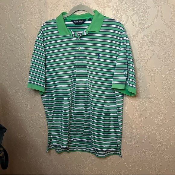 Polo Golf Ralph Lauren L Large striped great condition - Picture 1 of 5
